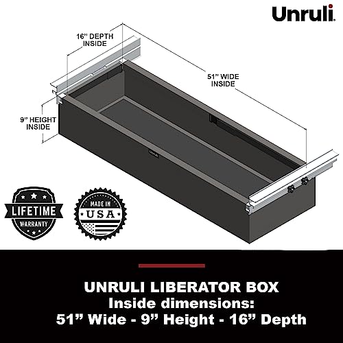 Unruli LIBERATOR Tonneau Cover with Removable Cargo Box