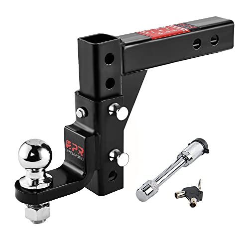 Adjustable Trailer Hitch Ball Mount, 2" Tow Balls, 7500lbs