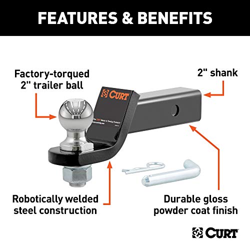 CURT 45036 Trailer Hitch Mount with 2-Inch Ball