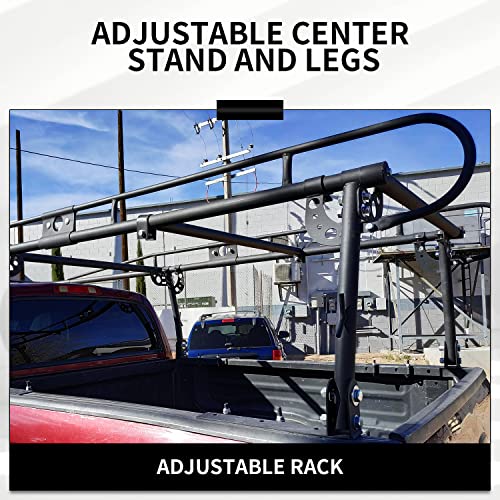 Adjustable Truck Contractors Rack for Ladders and Equipment