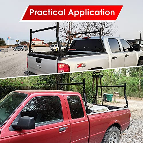 Extendable Heavy Duty Truck Bed Ladder Rack 800Ibs