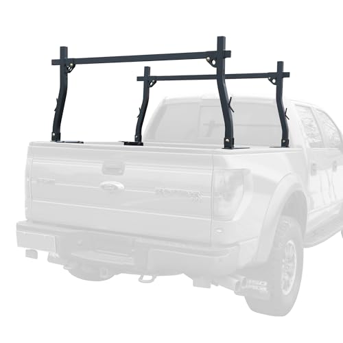 Extendable Universal Steel Pickup Truck Ladder Rack Set