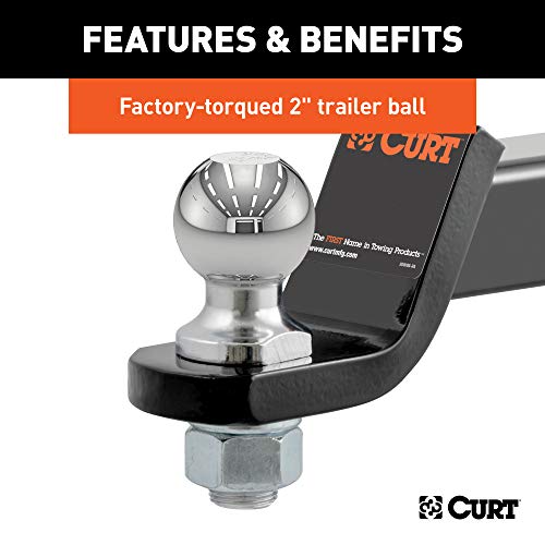 CURT 45036 Trailer Hitch Mount with 2-Inch Ball