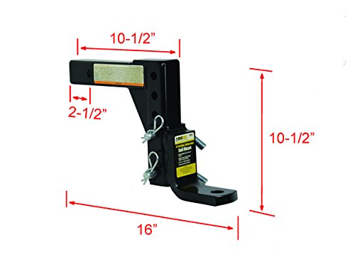 Adjustable 8-Position Tow Hitch with 5000 lbs. Capacity