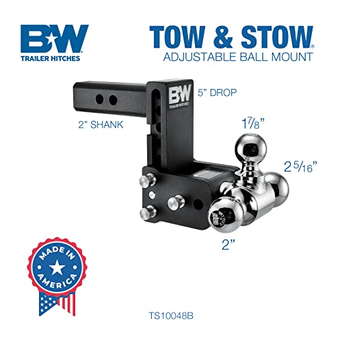 B&W Tow & Stow Adjustable Trailer Hitch 2
