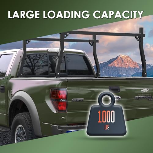 Extendable Universal Steel Pickup Truck Ladder Rack Set