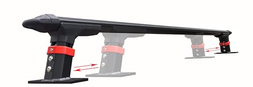 Universal Aluminum Truck Bed Tonneau Cover Rack Crossbars