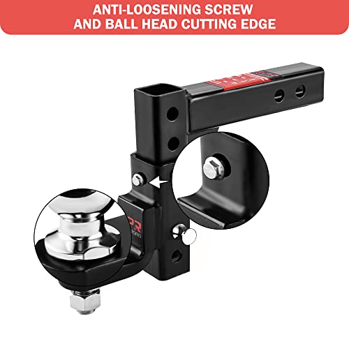 Adjustable Trailer Hitch Ball Mount, 2" Tow Balls, 7500lbs