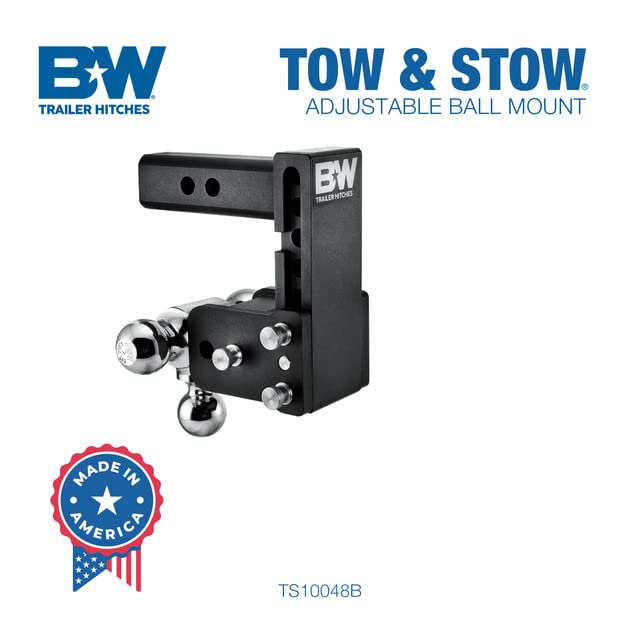 B&W Tow & Stow Adjustable Trailer Hitch 2
