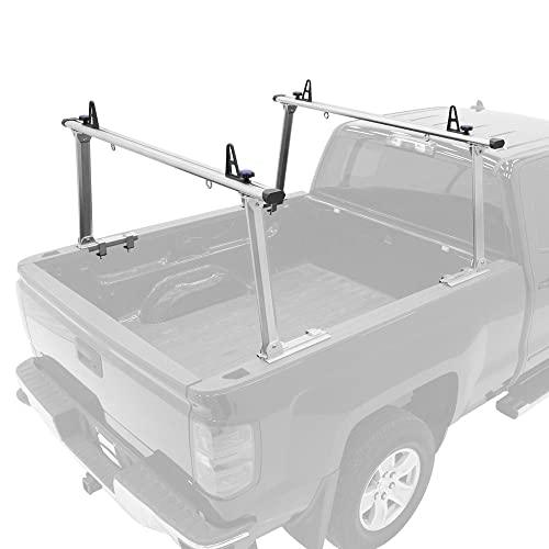 Universal Aluminum Truck Ladder Rack - 800-lb Capacity