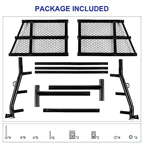 Extendable Pickup Headache Rack Cab Guard with Anchor Points