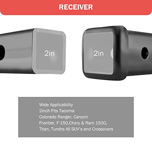 Adjustable Trailer Hitch Ball Mount, 2" Tow Balls, 7500lbs