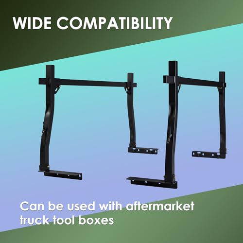 Extendable Universal Steel Pickup Truck Ladder Rack Set