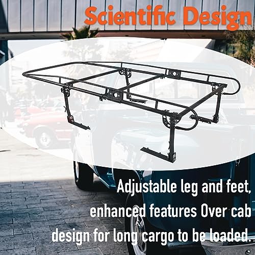 ECOTRIC 1000 LBS Contractor Truck Ladder Rack