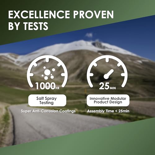 Extendable Universal Steel Pickup Truck Ladder Rack Set