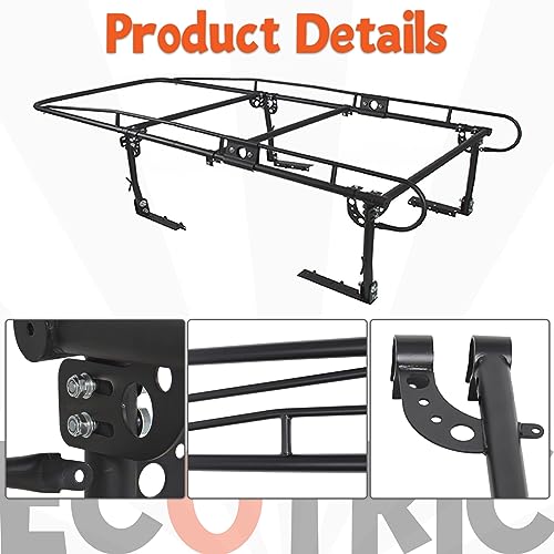 ECOTRIC 1000 LBS Contractor Truck Ladder Rack