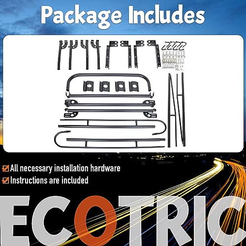 ECOTRIC 1000 LBS Contractor Truck Ladder Rack