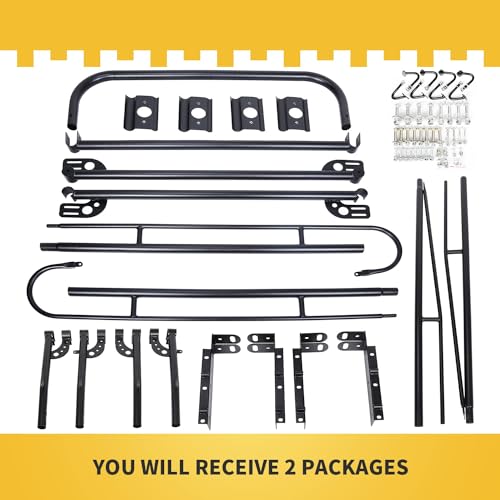 ECOTRIC 1000 LBS Adjustable Truck Bed Utility Rack