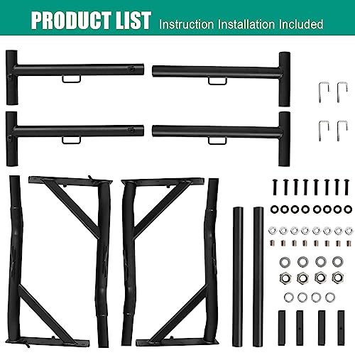 Non-Drilling Heavy Duty Steel Truck Bed Ladder Rack