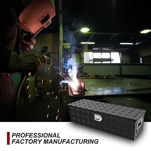 39" Heavy Duty Aluminum Toolbox for Truck Bed Trailers