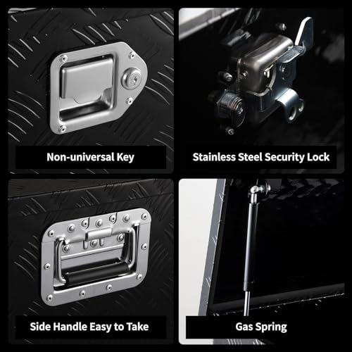 Goldbling Heavy Duty Aluminum Tool Box for Pick Up Trucks