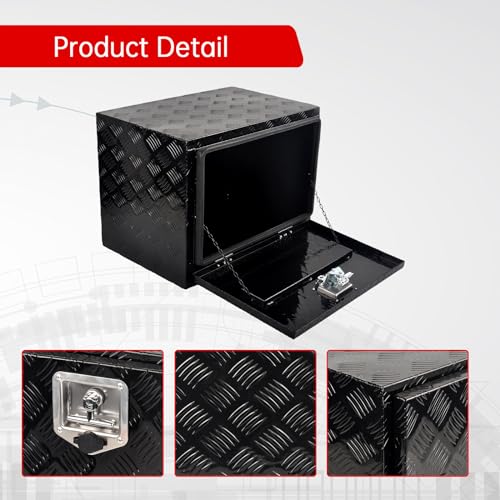 24'' Heavy Duty Aluminum Underbody Truck Box with T-Handle