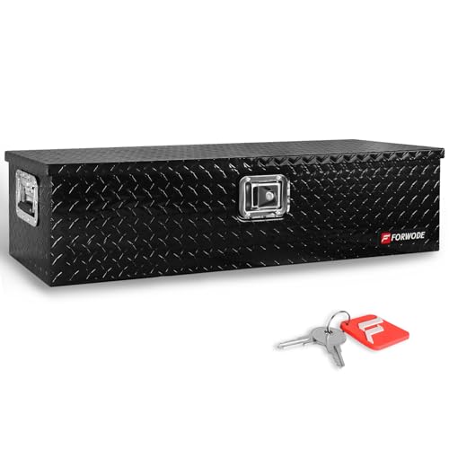 High-Quality 39" Aluminum Truck Bed Toolbox - Black