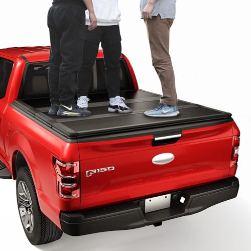 CARMOCAR Tri-Fold Tonneau Cover for Ford F-150
