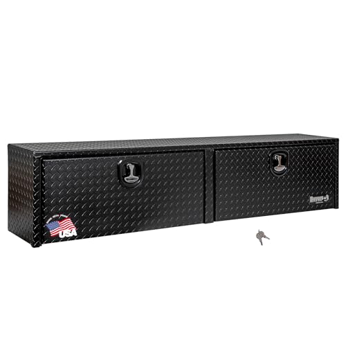 Buyers 72" Black Aluminum Tread Topsider Tool Chest