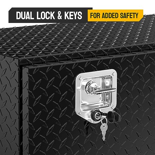 36" Aluminum Truck Tool Box with T-Handle Lock