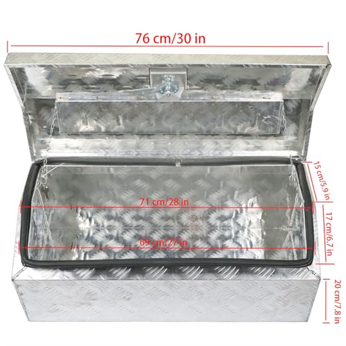 Aluminum Trailer Tool Box Chest with Side Handle