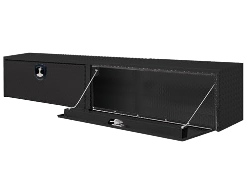 Buyers 72" Black Aluminum Tread Topsider Tool Chest
