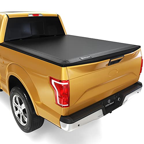 YITAMOTOR Soft Tri-fold Bed Cover for Ford F-150