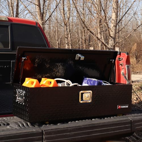 High-Quality 39" Aluminum Truck Bed Toolbox - Black