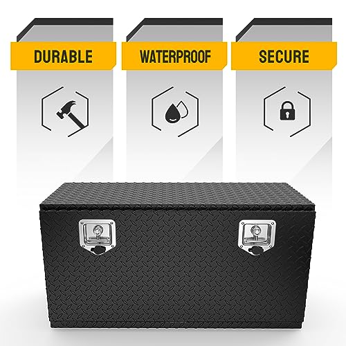 36" Aluminum Truck Tool Box with T-Handle Lock