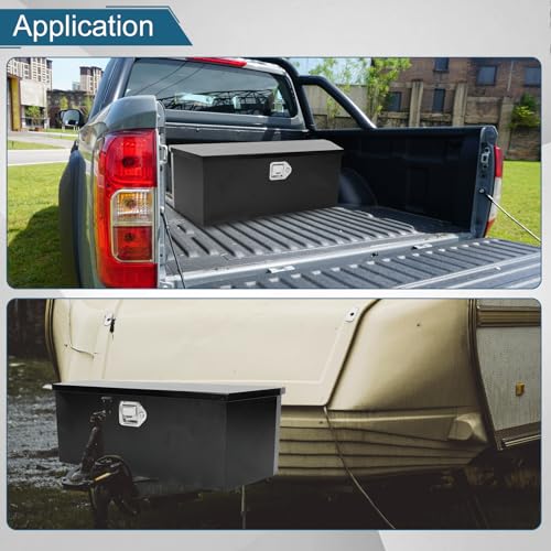 Black 35"X12"X12" Heavy Duty Truck Tool Box Organizer