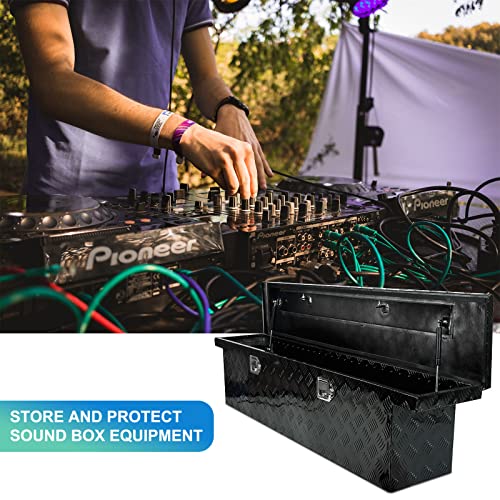 60" Heavy Duty Aluminum Truck Tool Box - Black