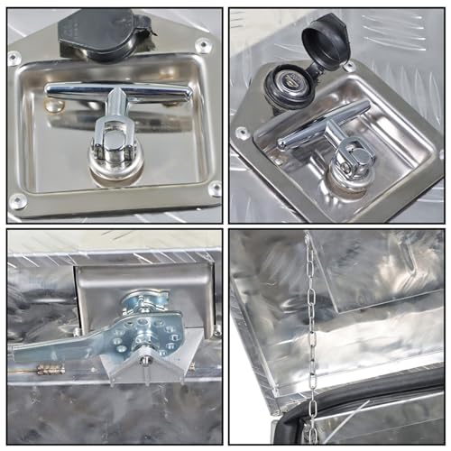 Aluminum Trailer Tool Box Chest with Side Handle