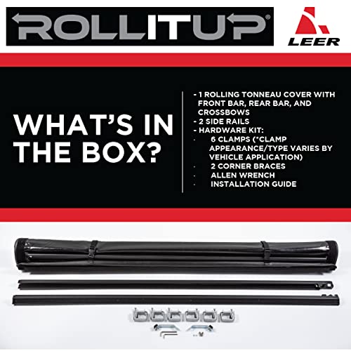 LEER Soft Roll Up Tonneau Cover for Ram 1500