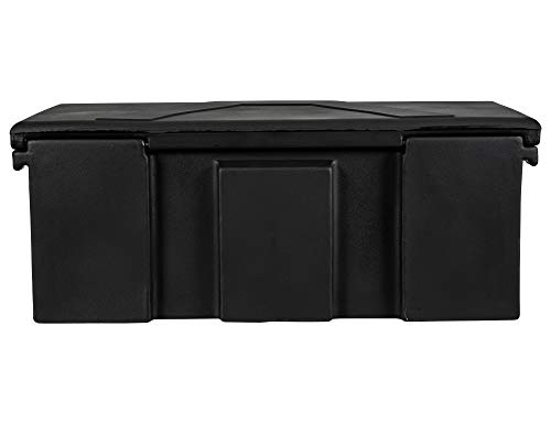 Black Poly All-Purpose Truck Chest, Contractor Toolbox Organizer