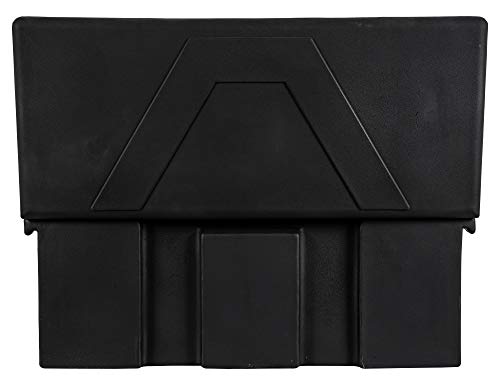 Black Poly All-Purpose Truck Chest, Contractor Toolbox Organizer