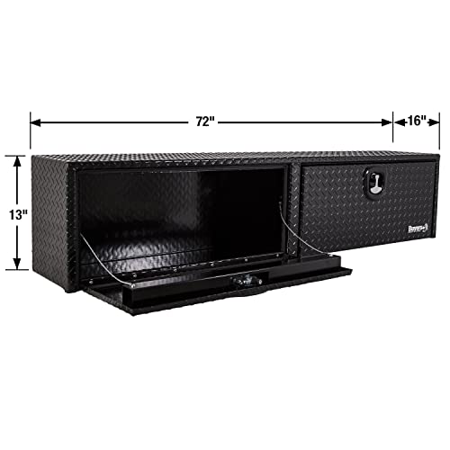 Buyers 72" Black Aluminum Tread Topsider Tool Chest
