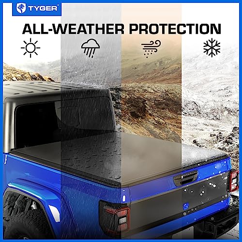 Tyger Auto Soft Tri-fold Tonneau Cover Jeep Gladiator