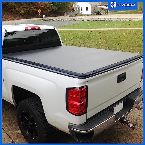 Tyger Auto Soft Tri-Fold Tonneau Cover for Chevy/GMC