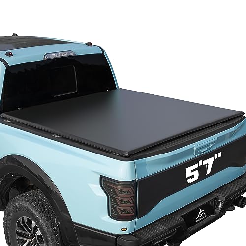 Dodge Ram 1500 Tonneau Cover, 5.7 ft, Soft Roll-Up