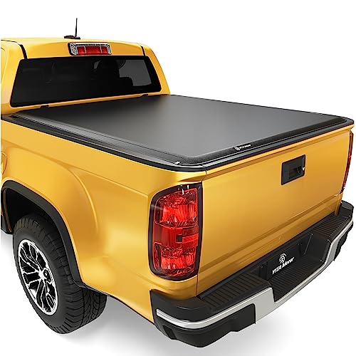 YITAMOTOR Soft Roll Up Truck Bed Tonneau Cover - Chevy Colorado/GMC Canyon 5.2 ft Bed