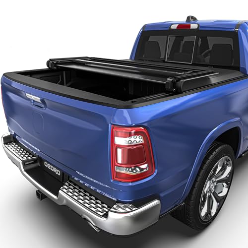 OEDRO Soft Trifold Tonneau Cover for Dodge Ram 1500