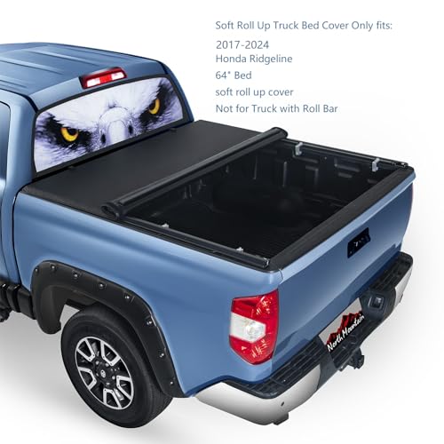North Mountain Soft Roll Up Tonneau Cover 5ft Honda Ridgeline