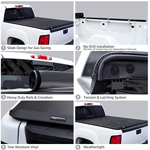 Soft Roll Up Tonneau Cover for Chevy Silverado/Sierra