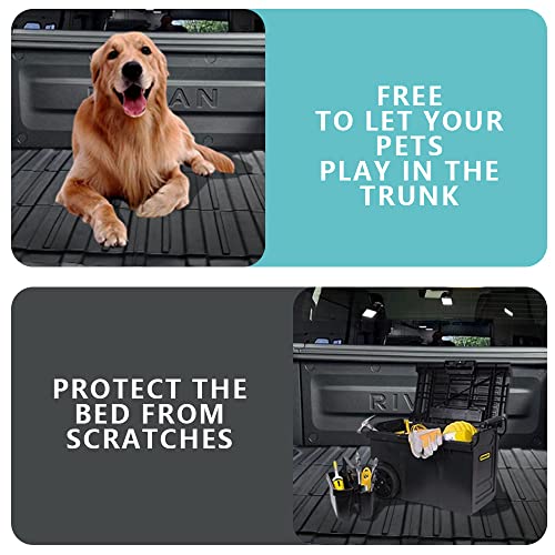 Heavyweight All-Weather Rivian R1T Truck Bed Mat